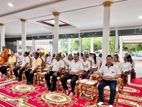 พิธีเจริญพระพุทธมนต์ เฉลิมพระเกียรติถวายพระพรชัยมงคล แด่พระบาทสมเด็จพระเจ้าอยู่หัว เนื่องในโอกาสมหามงคลเฉลิมพระชนมพรรษา 6 รอบ 28 ก.ค. 2567 ณ วัดปานจัยนาราม