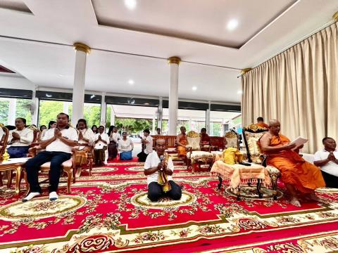 พิธีเจริญพระพุทธมนต์ เฉลิมพระเกียรติถวายพระพรชัยมงคล แด่พระบาทสมเด็จพระเจ้าอยู่หัว เนื่องในโอกาสมหามงคลเฉลิมพระชนมพรรษา 6 รอบ 28 ก.ค. 2567 ณ วัดปานจัยนาราม