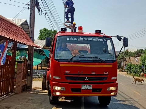 ซ่อมแซมไฟฟ้าส่องสว่างหมู่ที่ 11 บ้านหนองถนน