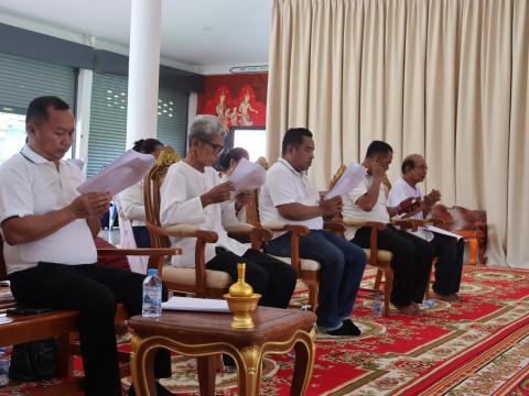 พิธีเจริญพระพุทธมนต์เฉลิมพระเกียรติถวายพระพรชัยมงคลแด่พระบาทสมเด็จพระเจ้าอยู่หัวเนื่องในโอกาสมหามงคลเฉลิมพระชนมพรรษา 6 รอบ ในวันที่ 28 กรกฎาคม พ.ศ.2567