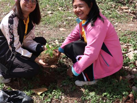 โครงการรณรงค์ปลูกต้นไม้เพื่อช่วยลดและป้องกันการเกิดฝุ่นละอองขนาดเล็ก PM2.5 ประจำปีงบประมาณ 2568