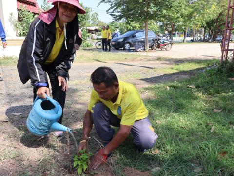 โครงการรณรงค์ปลูกต้นไม้เพื่อช่วยลดและป้องกันการเกิดฝุ่นละอองขนาดเล็ก PM2.5 ประจำปีงบประมาณ 2568