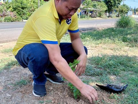 โครงการรณรงค์ปลูกต้นไม้เพื่อช่วยลดและป้องกันการเกิดฝุ่นละอองขนาดเล็ก PM2.5 ประจำปีงบประมาณ 2568