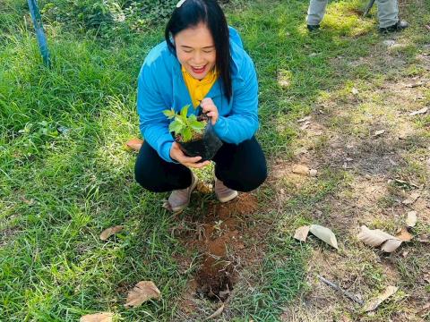 โครงการรณรงค์ปลูกต้นไม้เพื่อช่วยลดและป้องกันการเกิดฝุ่นละอองขนาดเล็ก PM2.5 ประจำปีงบประมาณ 2568