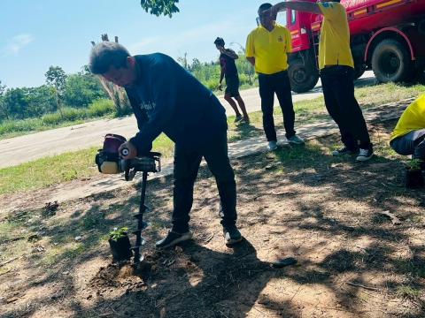 โครงการรณรงค์ปลูกต้นไม้เพื่อช่วยลดและป้องกันการเกิดฝุ่นละอองขนาดเล็ก PM2.5 ประจำปีงบประมาณ 2568