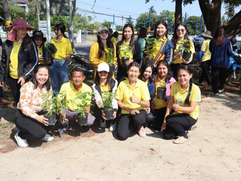 โครงการรณรงค์ปลูกต้นไม้เพื่อช่วยลดและป้องกันการเกิดฝุ่นละอองขนาดเล็ก PM2.5 ประจำปีงบประมาณ 2568