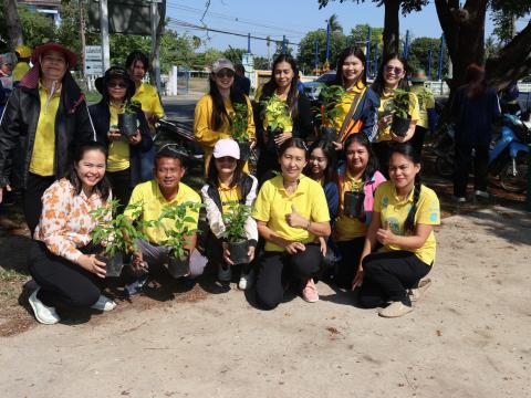 โครงการรณรงค์ปลูกต้นไม้เพื่อช่วยลดและป้องกันการเกิดฝุ่นละอองขนาดเล็ก PM2.5 ประจำปีงบประมาณ 2568