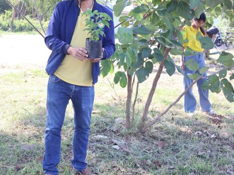 โครงการรณรงค์ปลูกต้นไม้เพื่อช่วยลดและป้องกันการเกิดฝุ่นละอองขนาดเล็ก PM2.5 ประจำปีงบประมาณ 2568