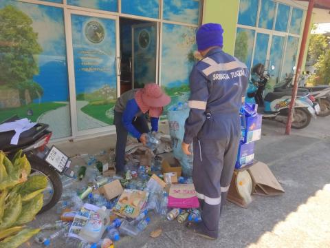 การดำเนินงานขับเคลื่อนธนาคารขยะ (Recyclable Waste Bank) ประจำปีงบประมาณ 2567
