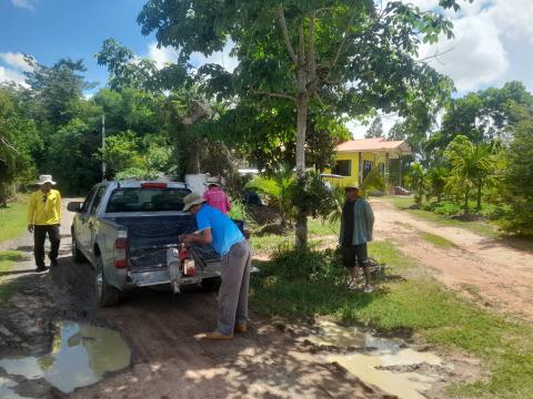 พ่นหมอกควันป้องกันโรคไข้มาลาเรีย ครั้งที่ 3