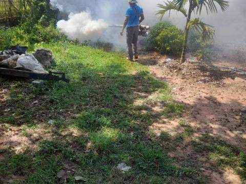 พ่นหมอกควันป้องกันโรคไข้มาลาเรีย ครั้งที่ 3