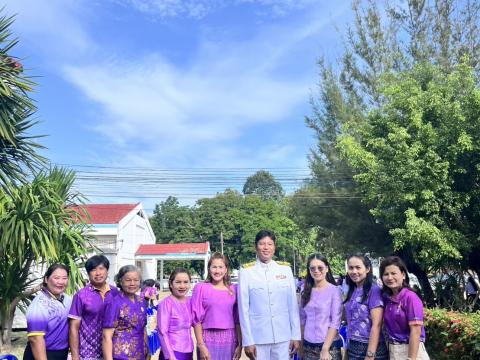 กิจกรรมทำบุญตักบาตรถวายพระราชกุศล วันเฉลิมพระชนมพรรษา 3 มิถุนายน 2568