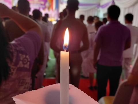 ถวายเครื่องราชสักการะและวางพานพุ่มและพิธีจุดเทียนถวายพระพรชัยมงคล วันเฉลิมพระชนมพรรษาสมเด็จพระนางเจ้าฯ พระบรมราชินี 3 มิถุนายน 2568