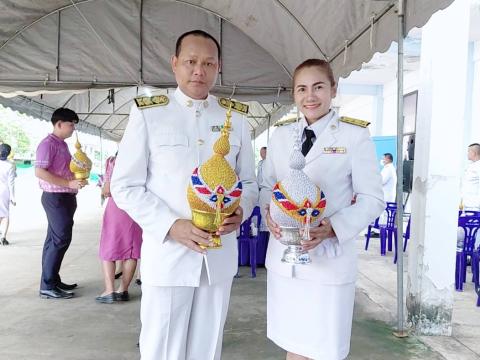 ถวายเครื่องราชสักการะและวางพานพุ่มและพิธีจุดเทียนถวายพระพรชัยมงคล วันเฉลิมพระชนมพรรษาสมเด็จพระนางเจ้าฯ พระบรมราชินี 3 มิถุนายน 2568