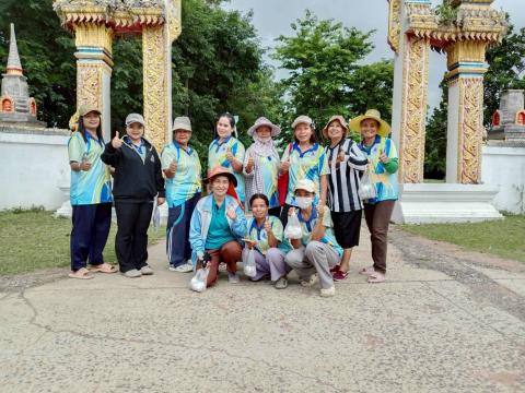 ลงพื้นที่หยอดทรายอะเบทเพื่อป้องกันและกำจัดลูกน้ำยุงลายในชุมชน วัด และโรงเรียน ประจำปี 2568