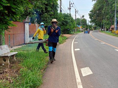 โครงการพ่นหมอกควันกำจัดยุงลายและป้องกันโรคไข้เลือดออก วันที่ 4 ประจำปีงบประมาณ 2568