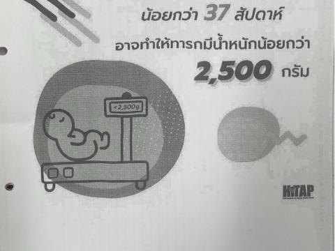เผยแพร่ประชาสัมพันธ์ "การสร้างเสริมสุขภาพเชิงรุก เพื่อลดภาวะคลอดก่อนกำหนด" ประจำปี 2568
