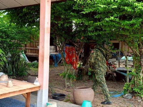 โครงการพ่นหมอกควันกำจัดยุงลายและป้องกันโรคไข้เลือดออก วันที่ 8 ประจำปีงบประมาณ 2568
