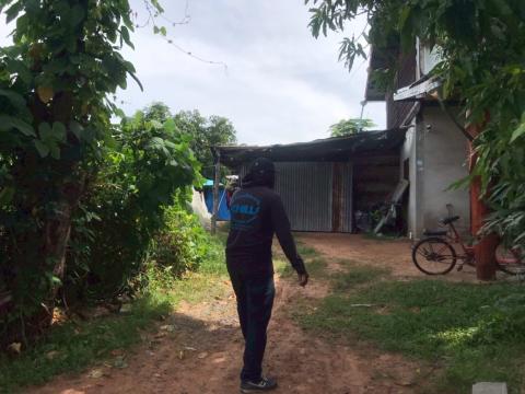 โครงการพ่นหมอกควันกำจัดยุงลายและป้องกันโรคไข้เลือดออก วันที่ 9 ประจำปีงบประมาณ 2568