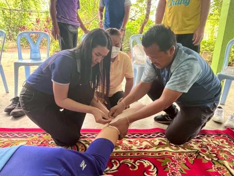 โครงการอบรมปฐมพยาบาลและการช่วยเหลือชีวิตขั้นพื้นฐาน ประจำปีงบประมาณ 2568