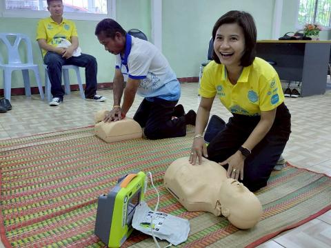 โครงการอบรมปฐมพยาบาลและการช่วยเหลือชีวิตขั้นพื้นฐาน ประจำปีงบประมาณ 2568