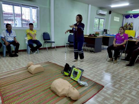 โครงการอบรมปฐมพยาบาลและการช่วยเหลือชีวิตขั้นพื้นฐาน ประจำปีงบประมาณ 2568