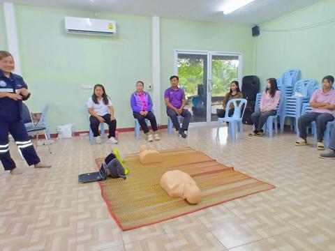 โครงการอบรมปฐมพยาบาลและการช่วยเหลือชีวิตขั้นพื้นฐาน ประจำปีงบประมาณ 2568