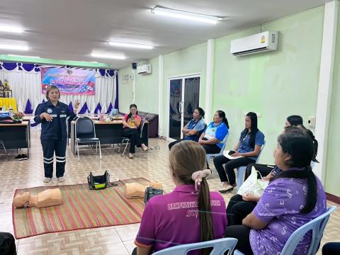 โครงการอบรมปฐมพยาบาลและการช่วยเหลือชีวิตขั้นพื้นฐาน ประจำปีงบประมาณ 2568