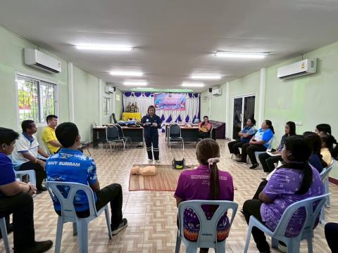 โครงการอบรมปฐมพยาบาลและการช่วยเหลือชีวิตขั้นพื้นฐาน ประจำปีงบประมาณ 2568