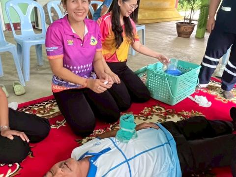 โครงการอบรมปฐมพยาบาลและการช่วยเหลือชีวิตขั้นพื้นฐาน ประจำปีงบประมาณ 2568