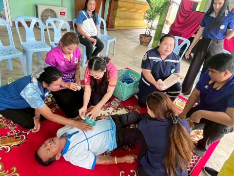 โครงการอบรมปฐมพยาบาลและการช่วยเหลือชีวิตขั้นพื้นฐาน ประจำปีงบประมาณ 2568