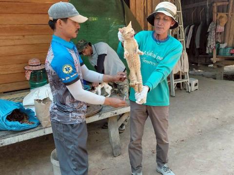 โครงการรณรงค์ฉีดวัคซีนป้องกันโรคพิษสุนัขบ้า ประจำปีงบประมาณ 2569 วันที่ 20 กุมภาพันธ์ 2569