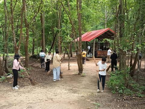 กิจกรรม "รวมพลังสร้างสัปปายะ สู่วัดด้วยวิถี 5ส" (Big Cleaning Day) ณ วัดป่าสมบูรณ์ธรรมาราม