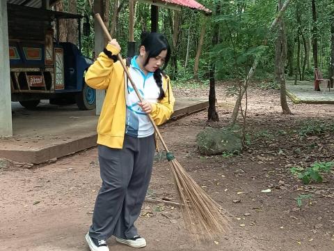 กิจกรรม "รวมพลังสร้างสัปปายะ สู่วัดด้วยวิถี 5ส" (Big Cleaning Day) ณ วัดป่าสมบูรณ์ธรรมาราม