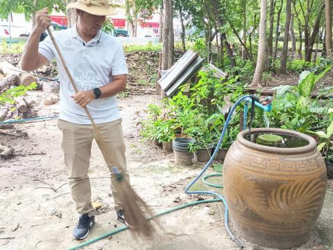 กิจกรรม "รวมพลังสร้างสัปปายะ สู่วัดด้วยวิถี 5ส" (Big Cleaning Day) ณ วัดป่าสมบูรณ์ธรรมาราม