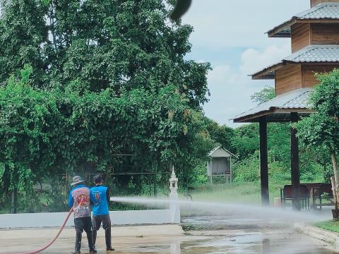 กิจกรรม "รวมพลังสร้างสัปปายะ สู่วัดด้วยวิถี 5ส" (Big Cleaning Day) ณ วัดป่าสมบูรณ์ธรรมาราม