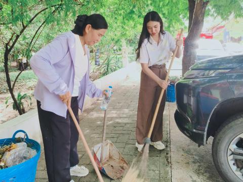 กิจกรรม "รวมพลังสร้างสัปปายะ สู่วัดด้วยวิถี 5ส" (Big Cleaning Day) ณ วัดป่าสมบูรณ์ธรรมาราม