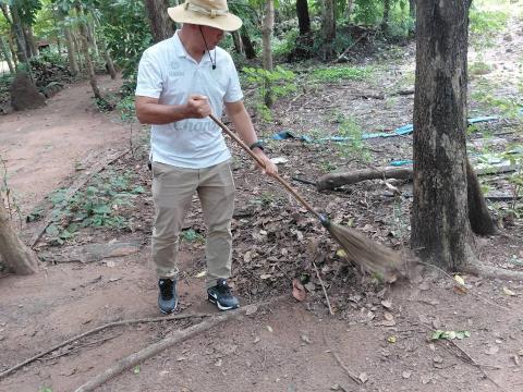 กิจกรรม "รวมพลังสร้างสัปปายะ สู่วัดด้วยวิถี 5ส" (Big Cleaning Day) ณ วัดป่าสมบูรณ์ธรรมาราม