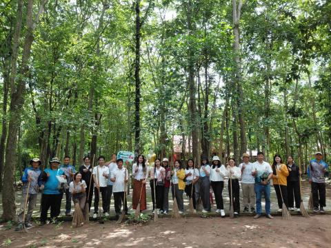กิจกรรม "รวมพลังสร้างสัปปายะ สู่วัดด้วยวิถี 5ส" (Big Cleaning Day) ณ วัดป่าสมบูรณ์ธรรมาราม