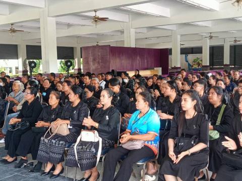 วันที่ 25 สิงหาคม 2569 เข้าร่วมกราบบังคมพระศพ สมเด็จพระนางเจ้าสิริกิติ์ พระบรมราชินีนาถ พระบรมราชชนนีพันปี ณ พระที่นั่งดุสิตมหาปราสาท พระบรมมหาราชวัง และศึกษาดูงานพระราชกรณียกิจ สมเด็จพระนางเจ้าสิริกิติ์ พระบรมราชินีนาถ พระบรมราชชนนีพันปี ณ ศูนย์ศิลปาชีพบ